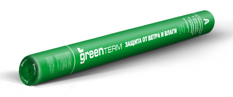 Кнауф мембрана GREEN TERM A защита от ветра и влаги 60 м2